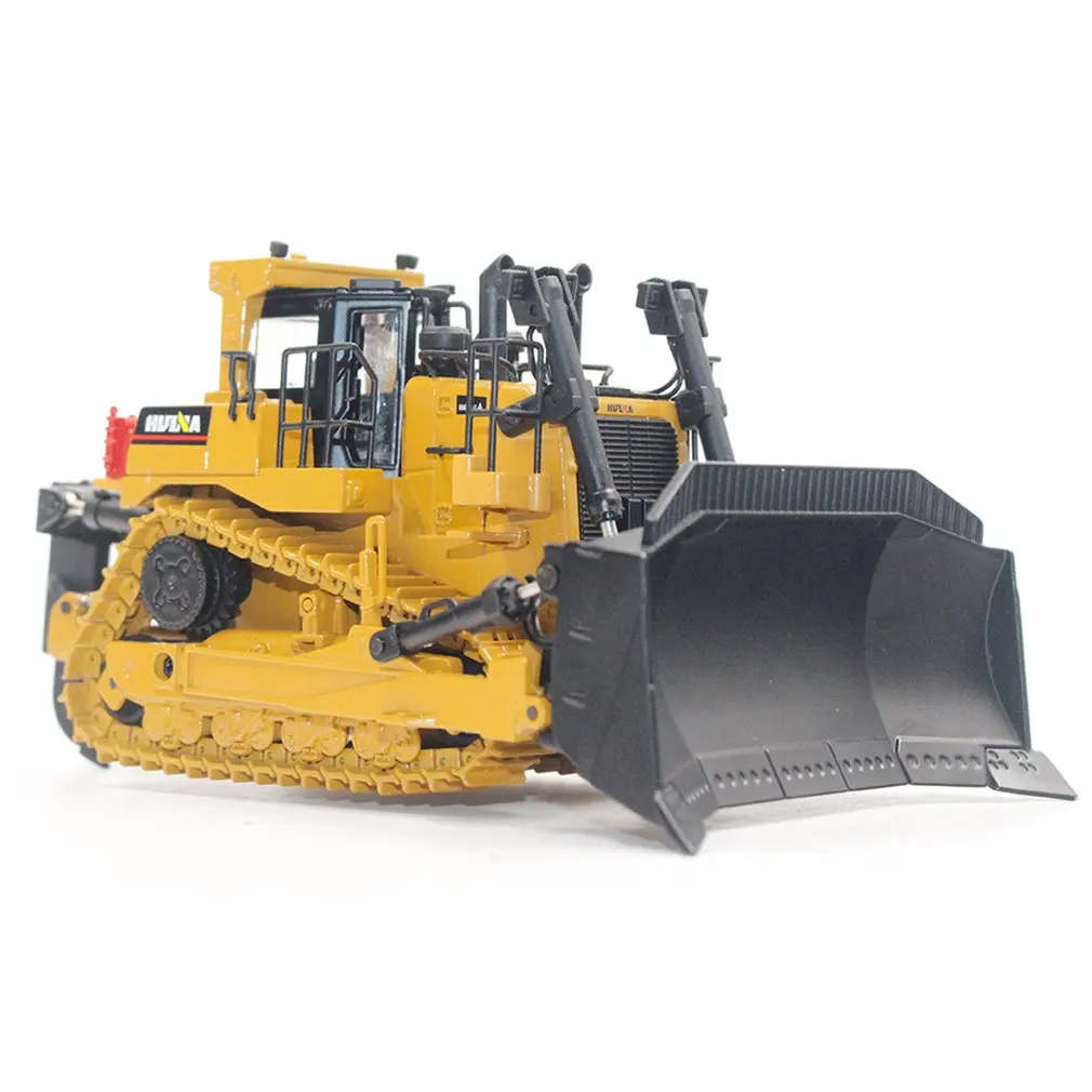 Huina 7700 1:50 Simulation Metal Bulldozer Engineering Car Construction Vehicle Engineering Track Car Metal Toys For Kids