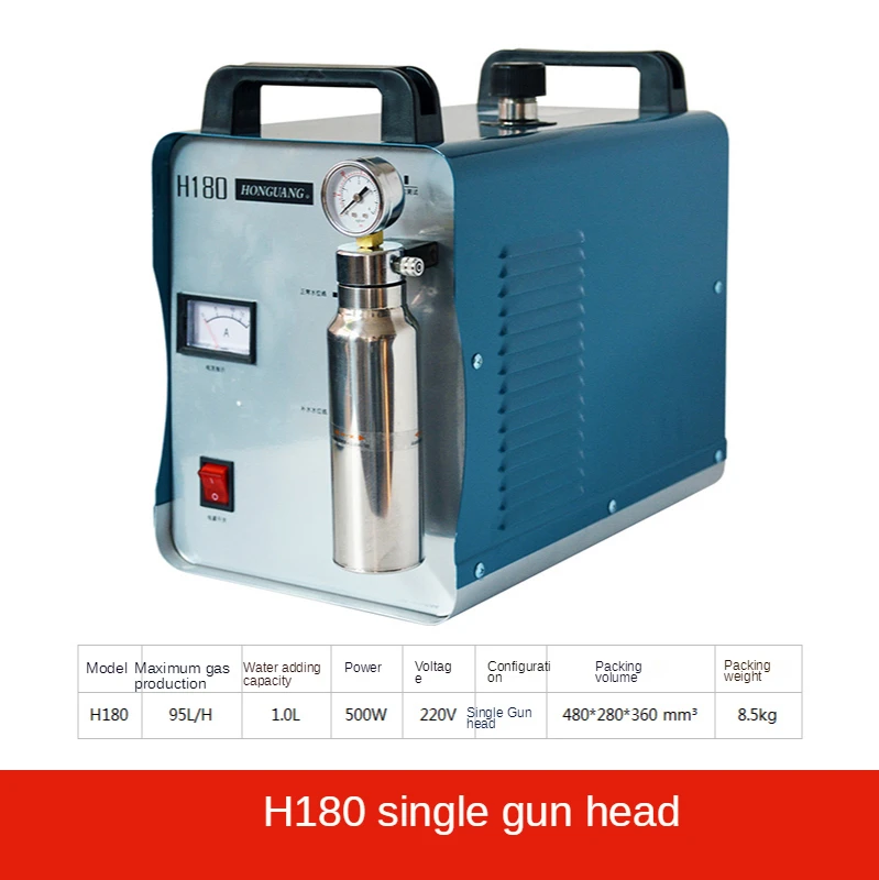 220V H160 H180 Acrylic Flame Polishing Machine Acrylic Polisher HHO Hydrogen Generator Machine Crystal Polishing Machine