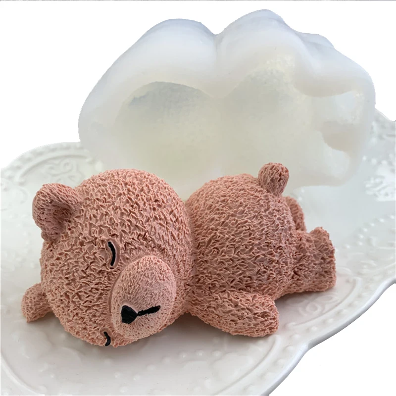 

3D Large teddy bear cake silicone mold Mousse Fondant pudding soap making supplies baking cake decorating tools