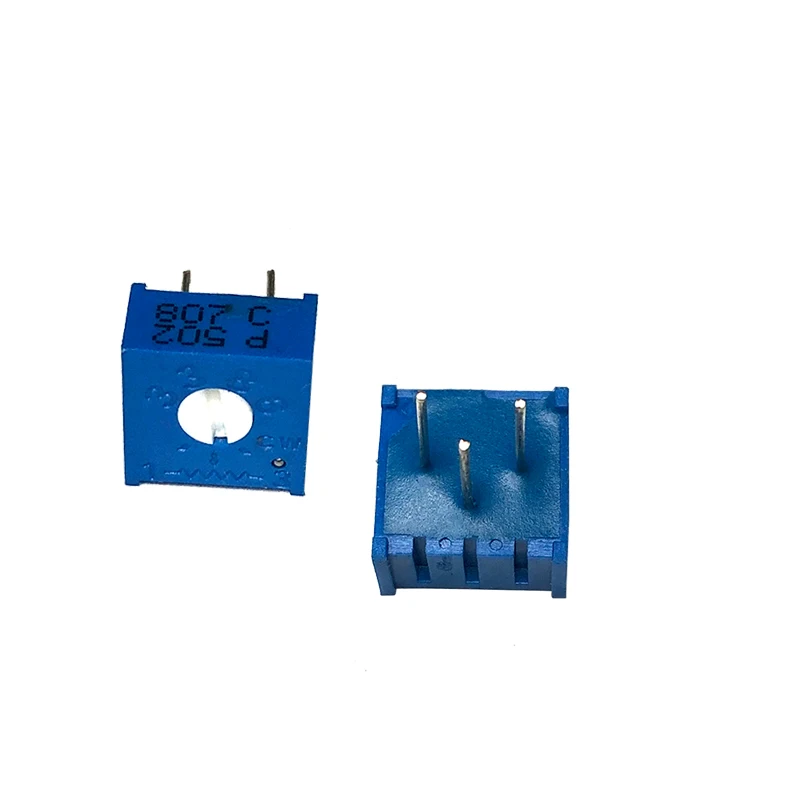 10pcs 3386P Trimpot Trimmer Potentiometer 3386 200Ohm 2K 20K 200K 201 202 203 204