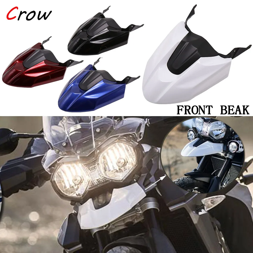 

NEW Motorcycle Front Beak Extend Wheel Fender Nose Extension Cover For Tiger 800 XRT XRX 2019 2018 2017 2016 2015