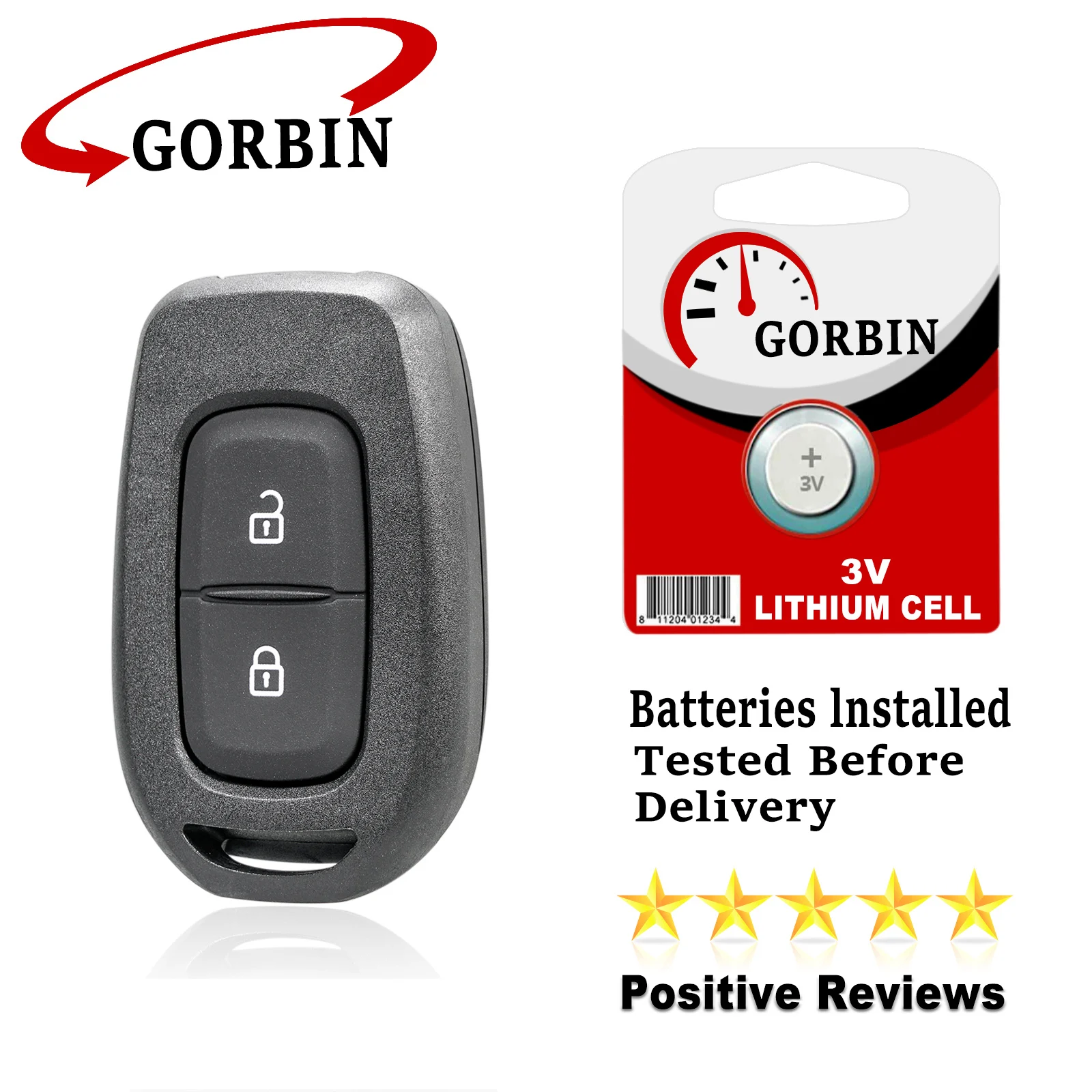 GORBIN PCF7961M Chip 433Mhz Remote Car Key for Renault Sandero Dacia Logan Lodgy Dokker Duster Trafic Clio4 Master3 2 Button