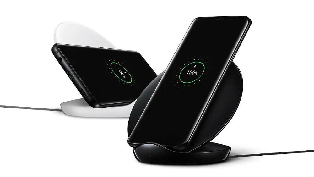 Original For Samsung Fast Wireless Charger Qi Stand For Samsung Galaxy S24 S23 S21 S9 S8 Plus Ultra Note10 + iPhone Pad EP-N5100