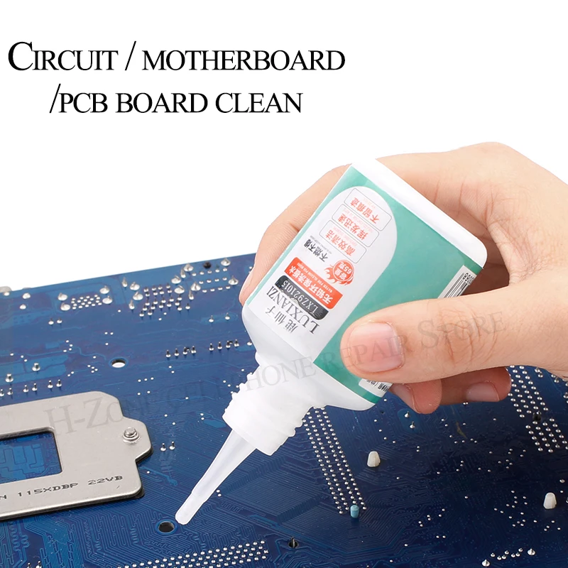 

65ml Circuit board clean water lead-free cleaning mobile phone computer motherboard pcb soldering flux cleaning for phone repair