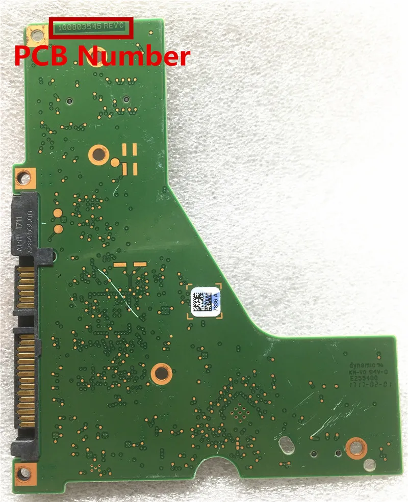 Seagate desktop hard disk circuit board / 100803545 REV C / 7836