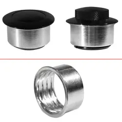 Motorcycle Black Fuel Tank Cap Modified Screws Motor Conversion Nut Stainless Gas Cap Nut For Harley Touring Sportster 1996-2023