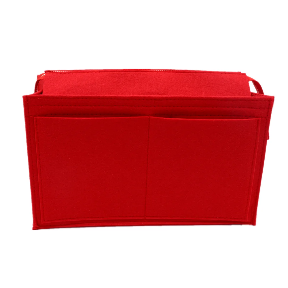 Filc Cloth Insert Booktote Organizer na luksusowa torebka kosmetyczka torba z zamkiem błyskawicznym Organizer torba podróżna Mommy Fit Onthego insert