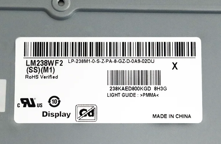Imagem -05 - Tela Lcd para Lenovo Tela Nova Lm238wf2 Ssm1 m3 Lm238wf2 ss m1 Lm238wf2-ssm1 A34024iwl Lenovo 3-24are0 3-24itl6 3-24are05 238 Dentro
