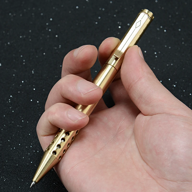 Pure Copper Magnetic Signature Pen Brass Gel Pen Metal Pen Office Stationery