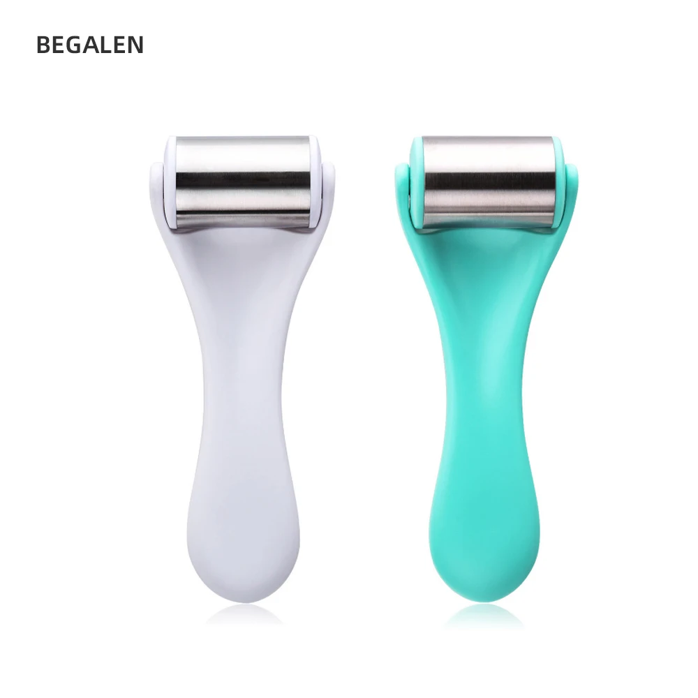 Hot Sale Stainless Steel Ice Skin Roller Ace Lift V Shape Face Lift Tape Smile Corrector Ice Face Lifting Massage Roller