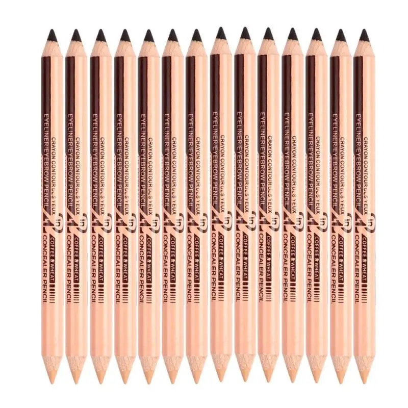 Double Head Concealer Eyeliner Contour Highlight Shadow Three-dimensional Pencil Waterproof Female Makeup Cosmetics TSLM1