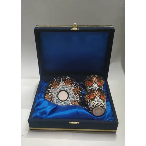 

DOLBOVI 4 Piece 2 Personality Coffee Tea Set China Made in Turkey