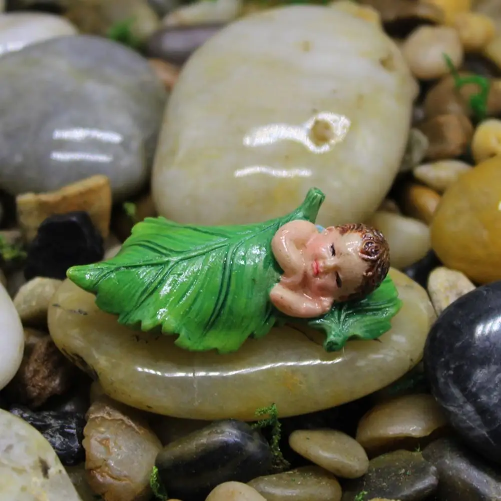 Flower Fairy Character Figurine Resin Garden Simulation Flower Pot Succulent Decor Outdoor Gardening Decoration