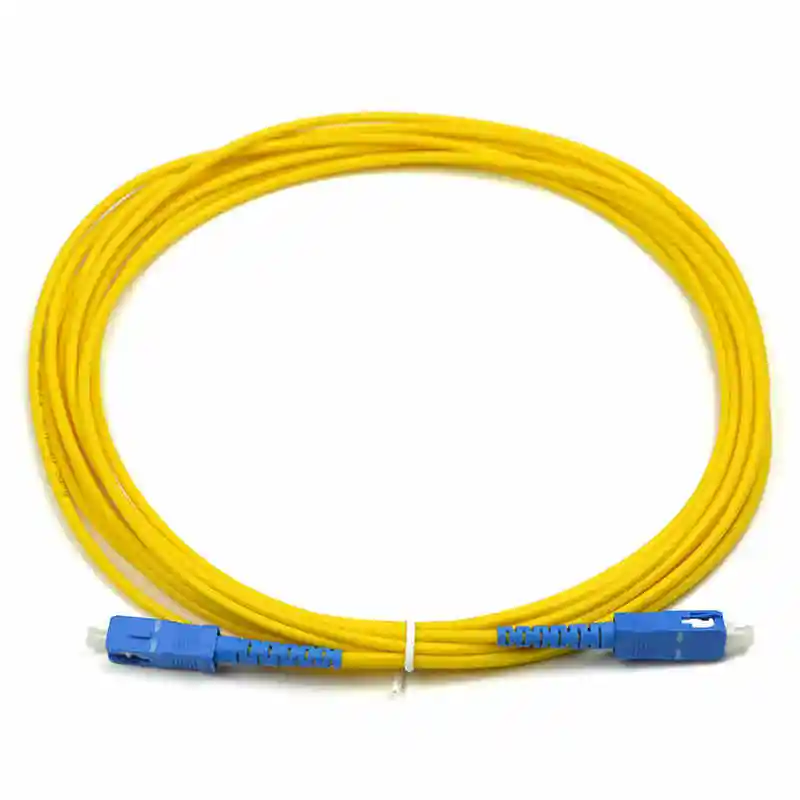 10 Pcs SC UPC to SC UPC Simplex 2.0mm 3.0mm PVC Single Mode Fiber Patch Cable jumper fiber patch cord fiber optica FTTH 9/125