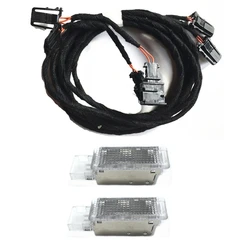 For PASSAT B6 GOLF 6 MK6 7 MK7 Jetta 5 MK5 6 Tiguan Car Interior Lamp Footwell light footstep space light Cable Wiring Harness