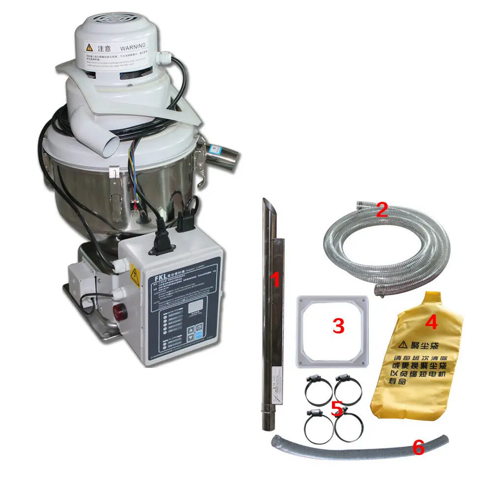 220V New Material Automatic Feeding Machine Vacuum Feeder Auto Loader Loading Tools 250kg/H 7.5L