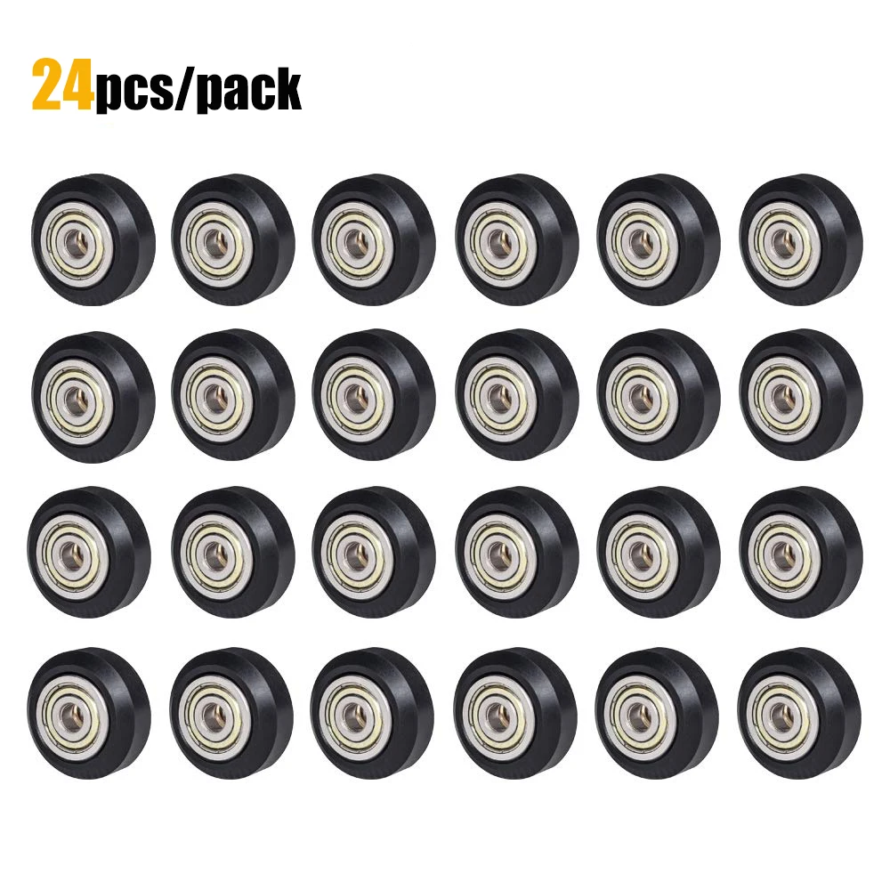 1/5/10/24PCS CNC Kunststoff POM Große Kleine Rad Mit Lager Umlenker V-Slot Aluminium Profil perlin Pulley Für 3D Drucker Ender3 V2 – Detail 4