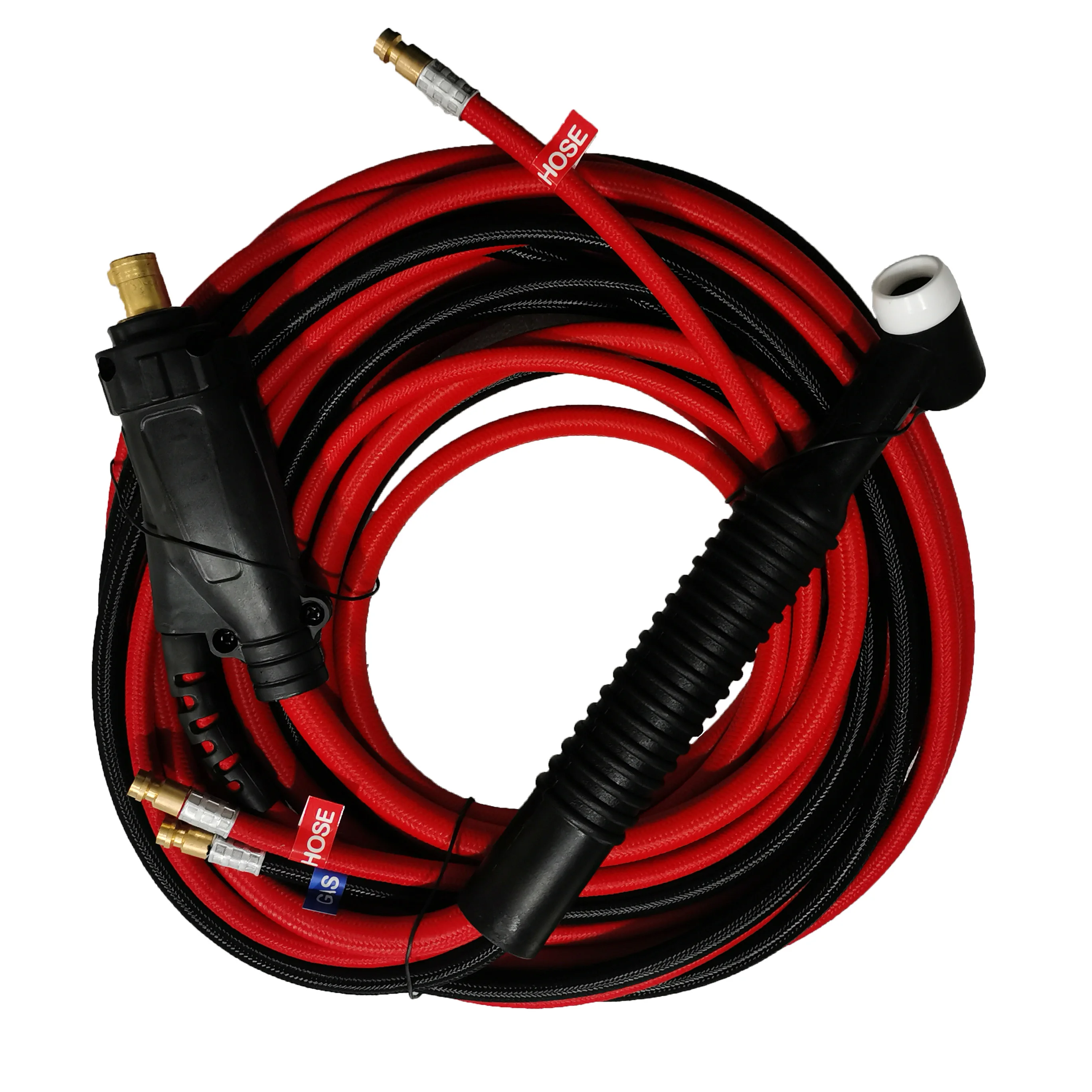 WP18F Black Head Ring Handle With Red Soft Cable 4m Length 35-70 Euro Connector Water Gas Nut Quick Connector 4m