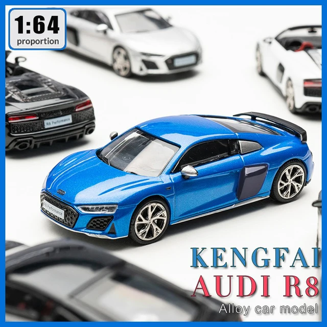 KENGFAI 1:64 Audi R8 Diecast Alloy Model Car Miniature Sportcar Metal  Vehicle Pull Back Gifts - AliExpress