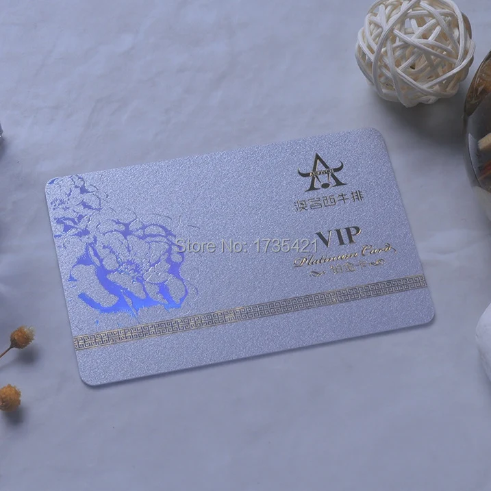 custom VIP GLOSSY PVC card printing membership loyalty cards member