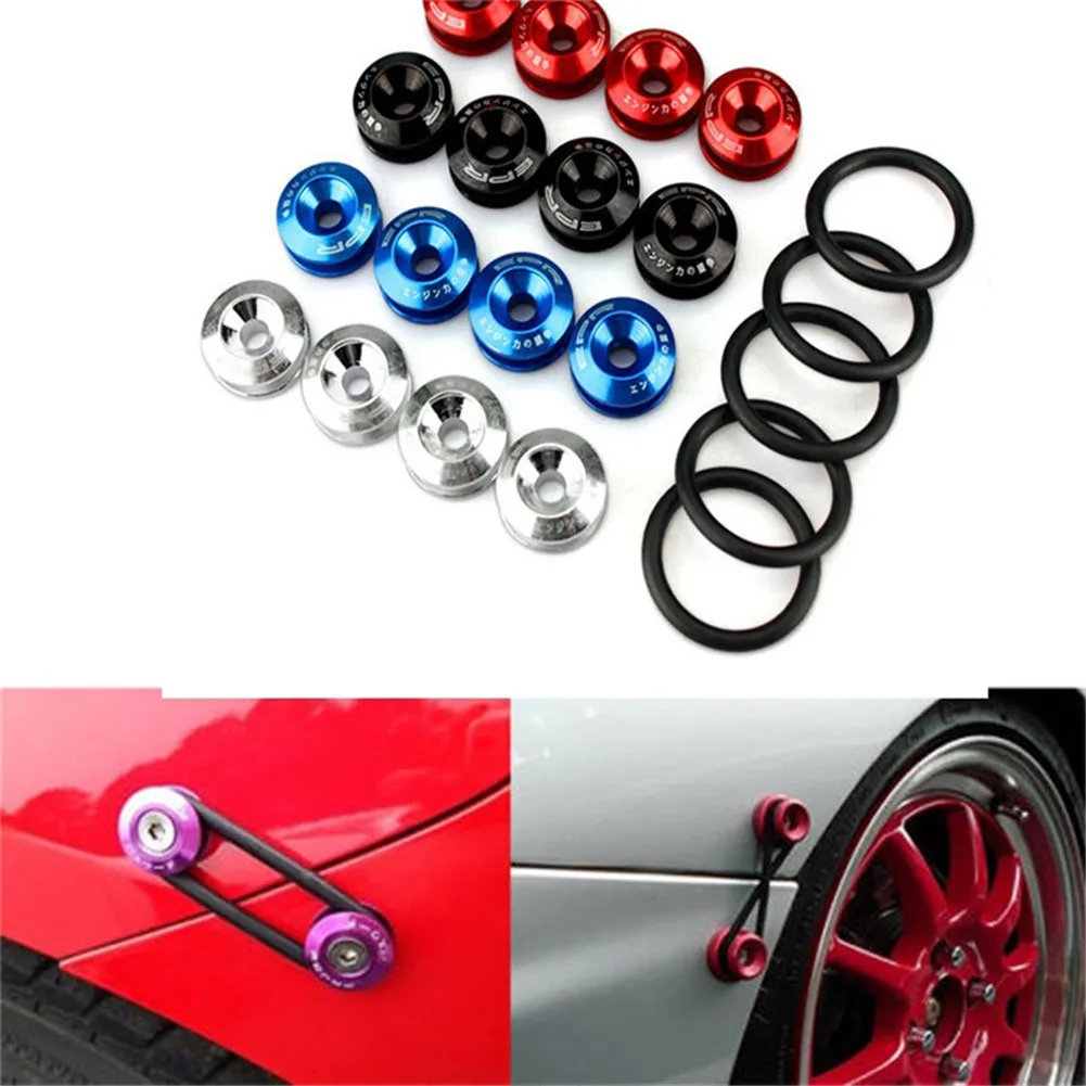 Car Front and Rear Bumper Hatch Fixing Buckle Nuts & Bolts Auto Replacement Parts Reinforced Surrounding Pad Auto Accessory