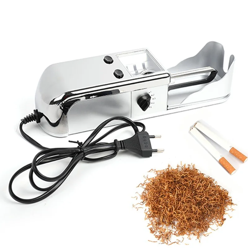 

8MM Electric Automatic Cigarettes Rolling Machine Tobacco Injector Maker Roller Smoking Tool Cigarette Accessories DropShipping