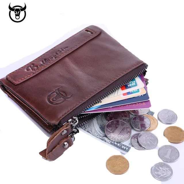  Men's Wallet Casual Short Folding Card Holder Multifunctional Photo Album Driving License First Layer Leather Wallet