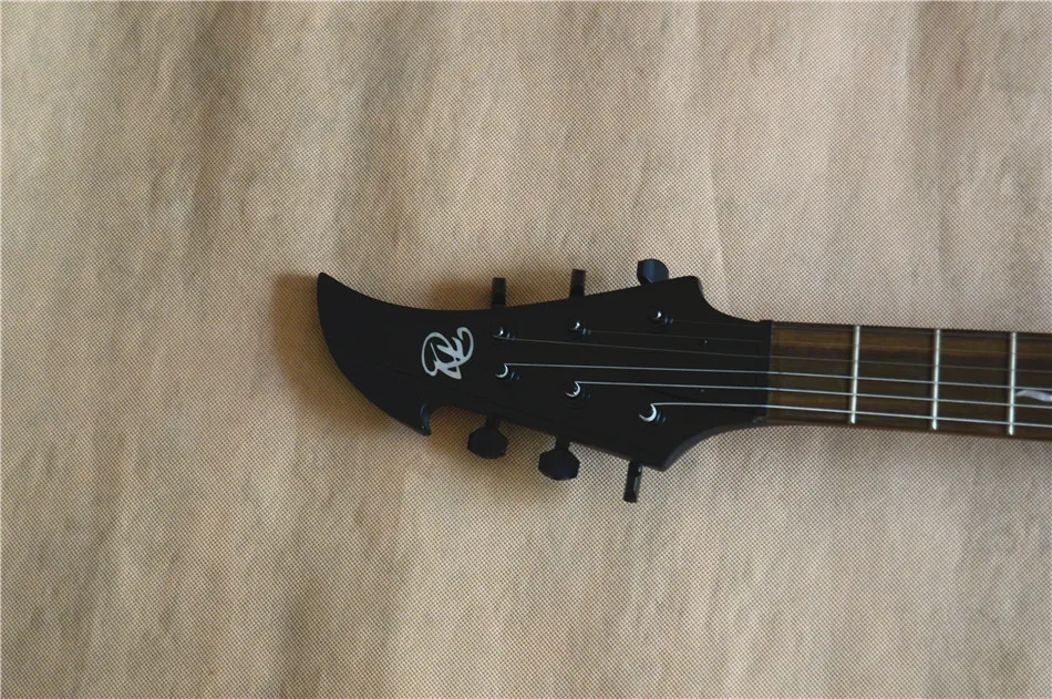 2022 new high-quality customized version of black shaped goose electric guitar sunfire finger plate inlaid black accessories