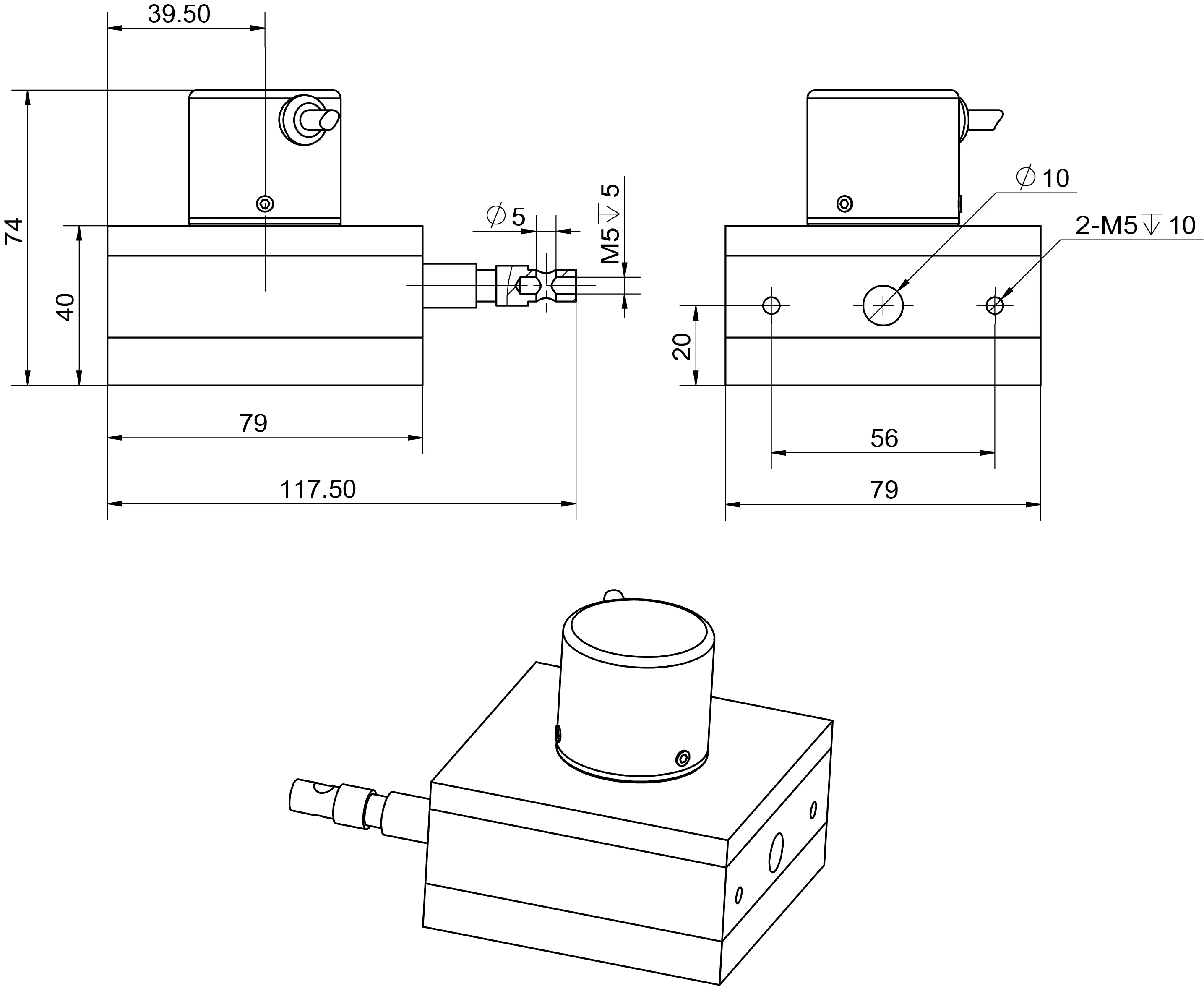 draw pull wire encoder displacement sensor transducelinear pull rope encoder measuring length instrument absolute encoder Briter