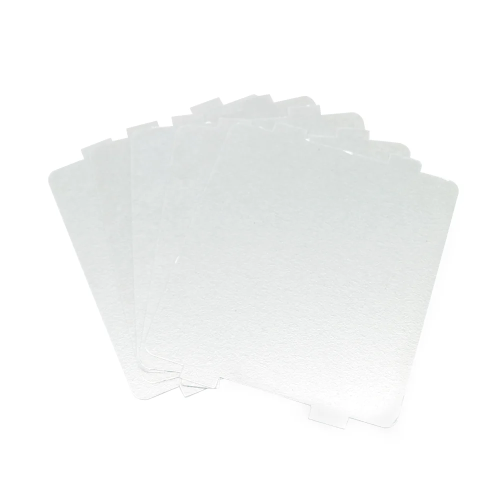 Placas de mica espessadas para forno de microondas, peças sobressalentes, Galanz, Mica, Panasonic, LG, Etc., 7PCs, 9,9 cm * 10,8 cm tampa magnética