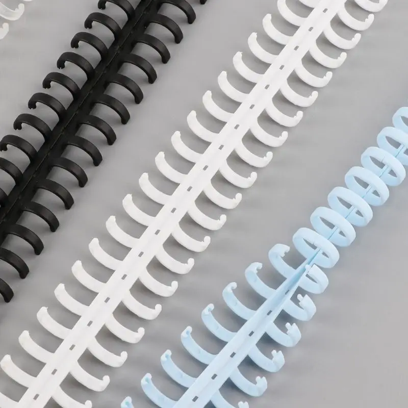 30 ثقوب الدوائر حلقة فضفاضة ورقة كتاب القصاصات ألبوم ملزمة البلاستيك الموثق دوامة A4 دفتر لوازم