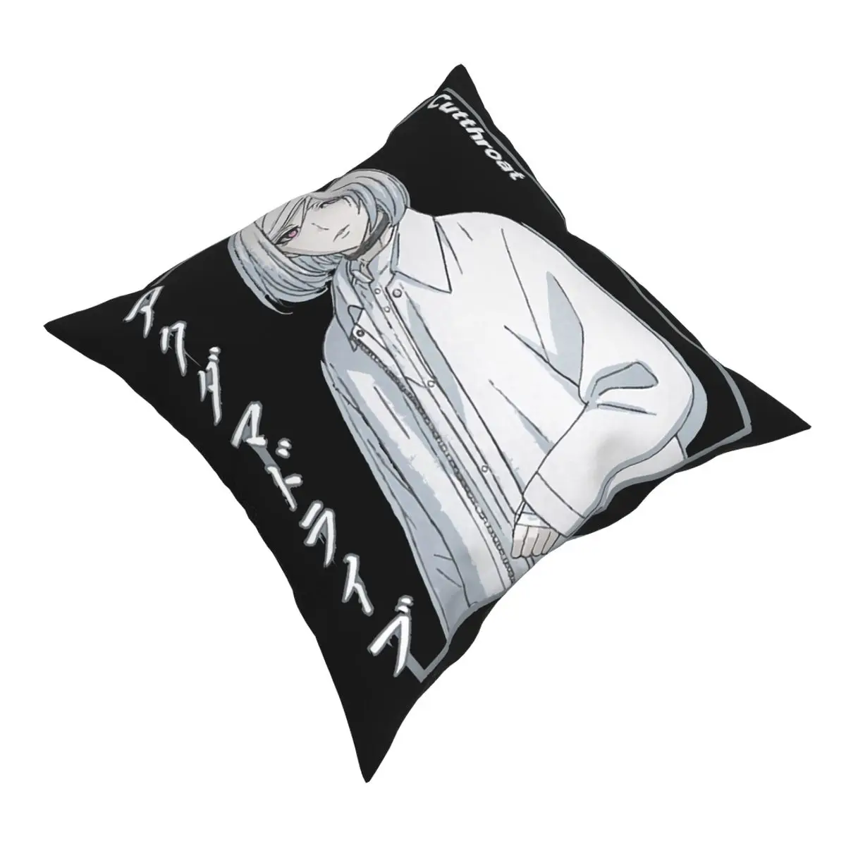 Akudama Drive Cutthroat Square Pillow Case Decorative Pillow Japanese Anime Hoodlum Novelty Pillowcover Home Decor