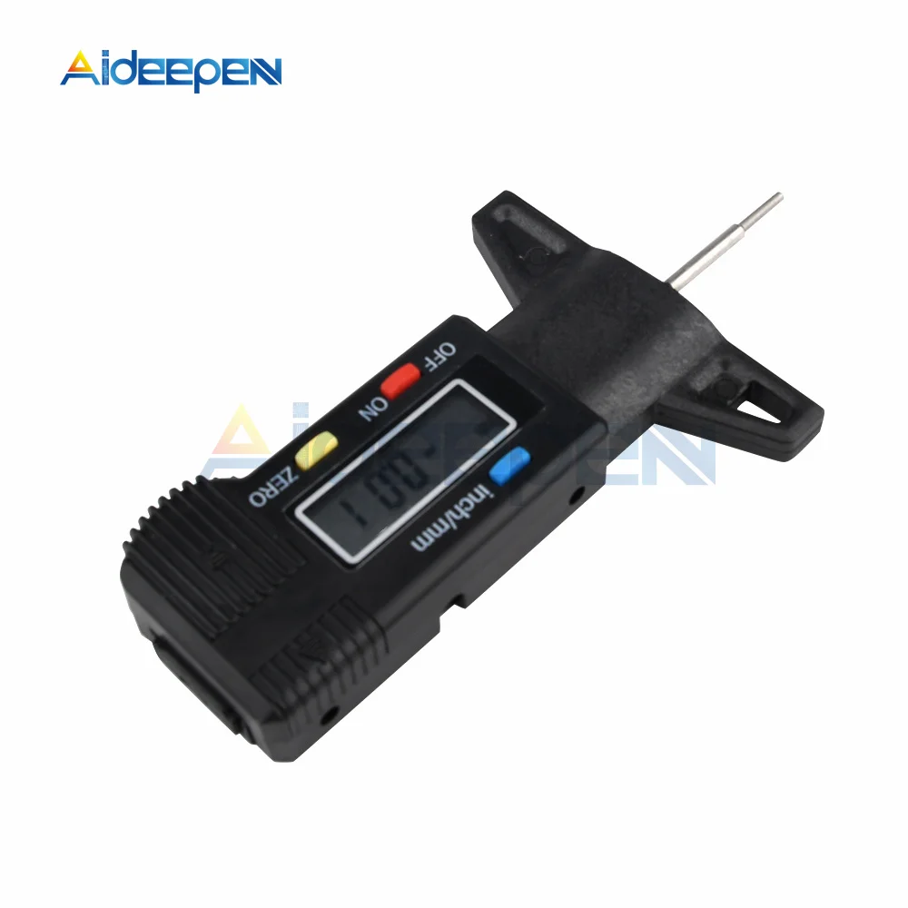 Digital Car Tyre Tire Tread Depth Gauge Meter Auto Tire Wear Detection Measuring Tool Caliper Thickness Gauges Monitoring System