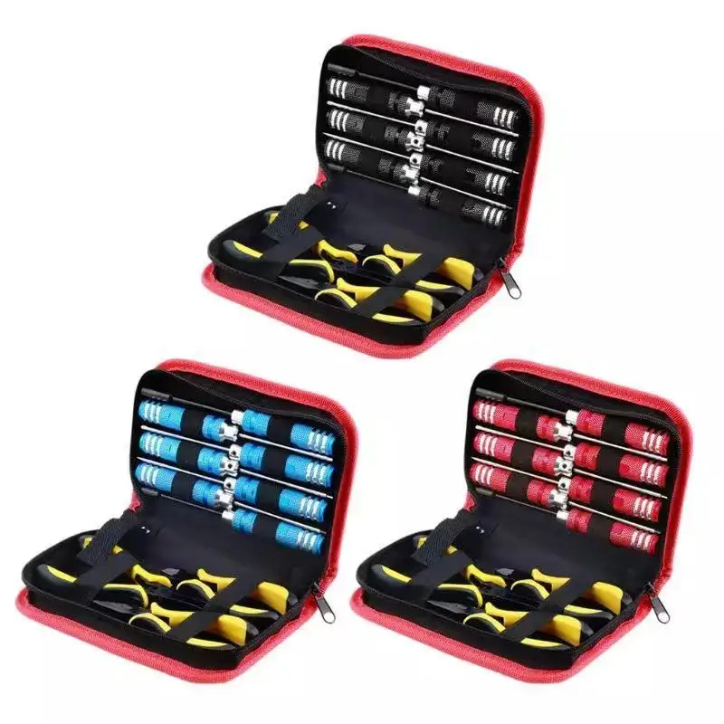 1set 10 in 1 RC Helicopter Screwdriver Pliers Hex Hand Repair Tools Kits Rc tools set Car Boat Helicopter
