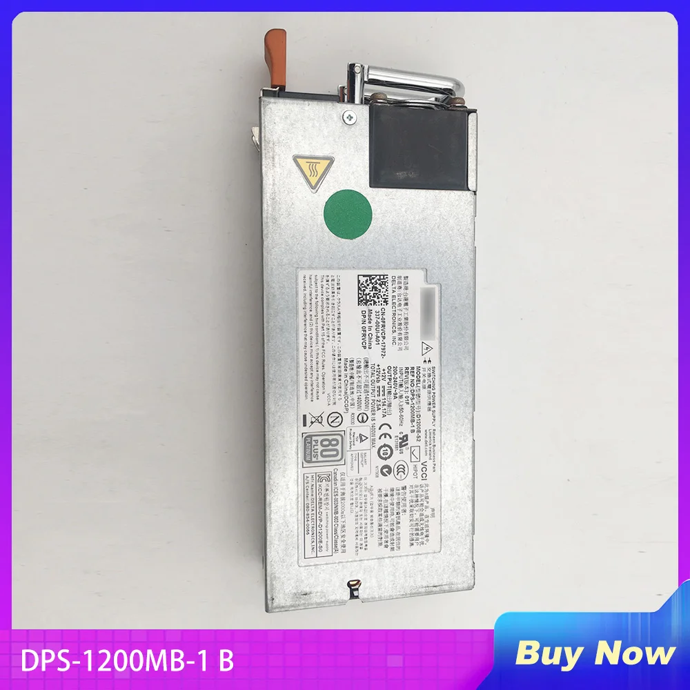 

D1200E-S2 For DELL Server Power Supply DPS-1200MB-1 B FRVCP 0FRVCP 01CNYW J8HPV 0J8HPV 1400W Perfect Test Before Shipment