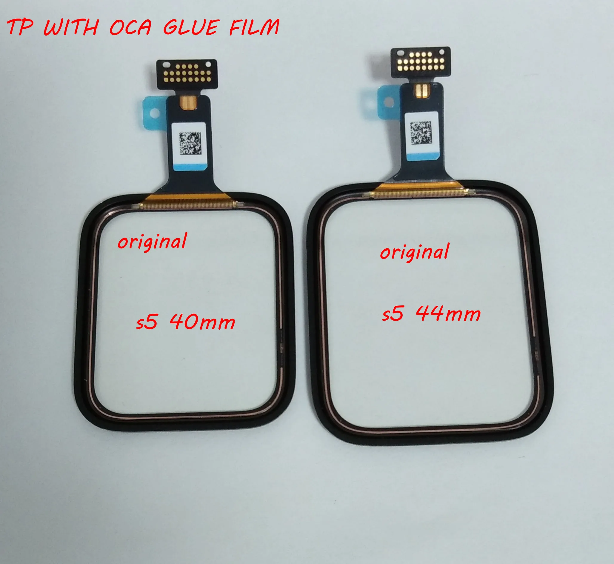 1pcs Original 38mm 42mm 40mm 44mm LCD Touch Screen Digitizer Glass with oca Panel For Apple Watch series2 3 4 5 6 Replace+Sticke