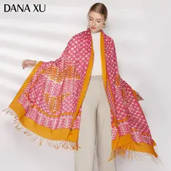 Fashion Winter Scarf For Women Cashmere Warm Plaid Pashmina Scarf Luxury Brand Blanket Wraps Female Scarves And Shawls 2020