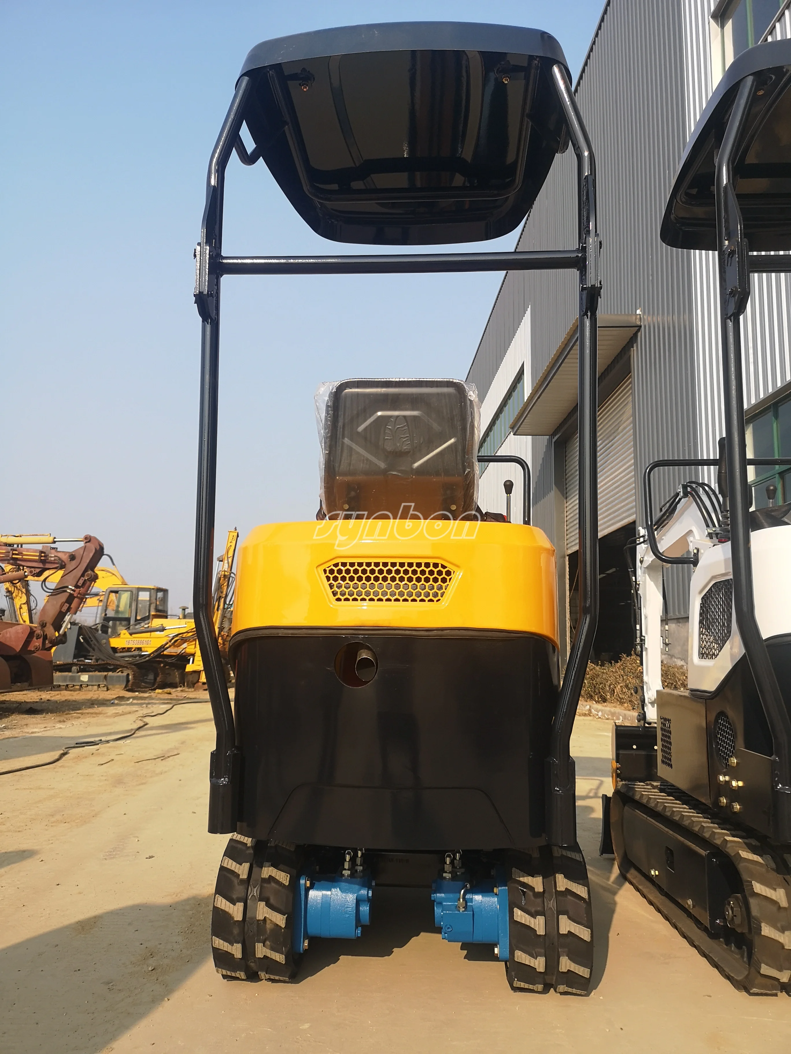 SYNBON ขนาดเล็กขุดสวน Farmland 2021ออกแบบใหม่ Mini Excavator