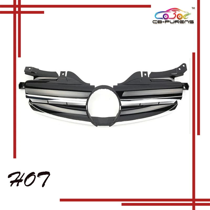 1996 97 98 99 00 01 02 03 2004 For Mercedes Benz SLK Class R170 Car Front Grill 3 Fin Upper Front Bumper Grille