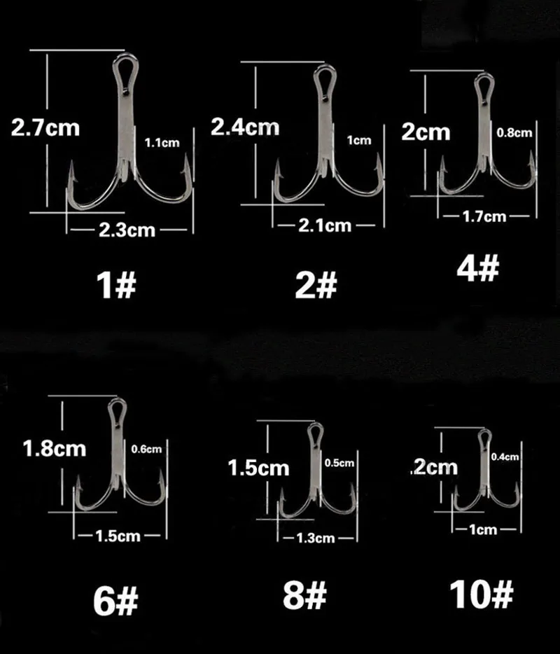 Fishing Treble Hook with Feather High Carbon Steel Blood Groove Sharp Hooks Jigbait Artificial Spoon Lure  Lot 6 Pieces Sale
