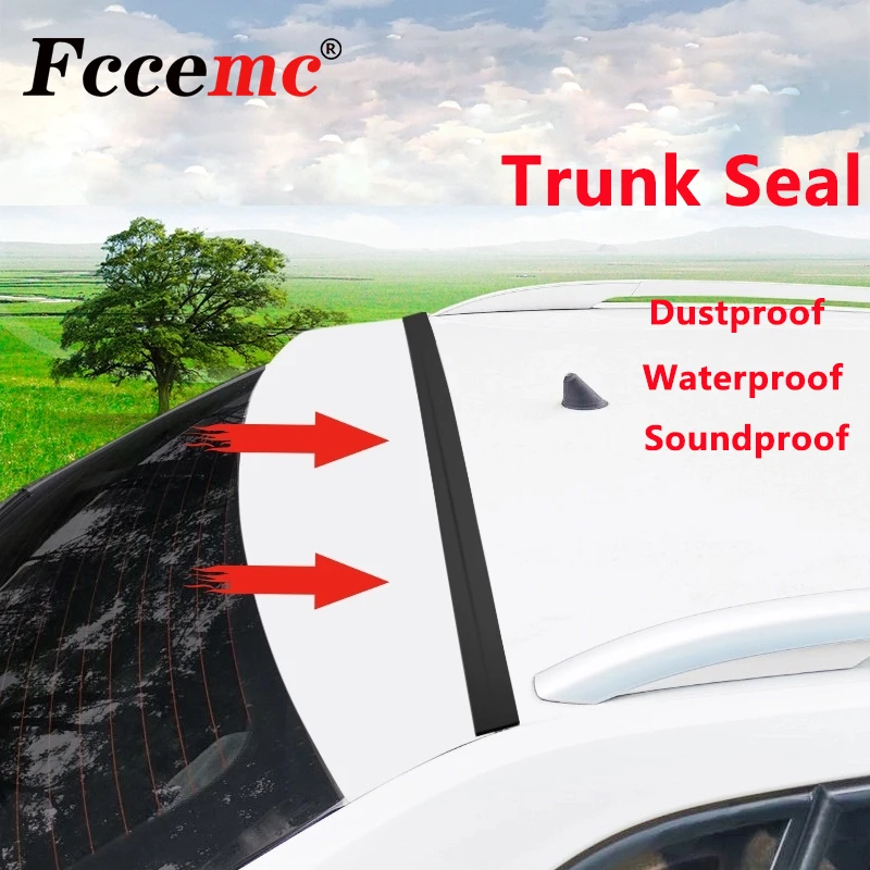 

Car Trunk Lid Gap Filler Sealing Strip Roof Rubber Automotive Hatchback Dustproof Waterproof Universal Sealing Strip Accessories