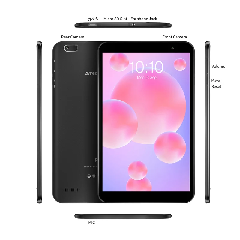 Teclast-Tableta P80h con sistema operativo Android 10,0, Tablet de 8 pulgadas, 2GB de RAM, 32GB de ROM, SC7731E, ARM, Cortex-A7, Quad Core, 1,3 GHz, cámara Dual, GPS