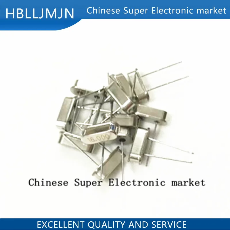 100pcs hc-49s 16MHz Oscillator quartz resonator HC49S 49S 16M 16.000mhz crystal