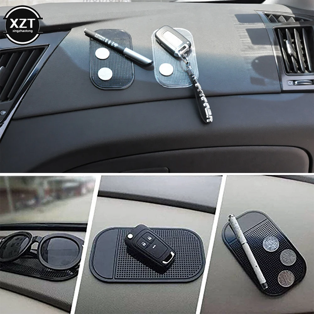 Anti-skid Pad Car Mobile Phone Perfume Storage Sticker High Temperature Resistant Adhesive Silicone Car Mat Interior