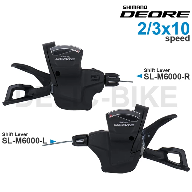 SHIMANO DEORE M6000 SHIFTER SL-M6000-L SL-M6000-R rower górski dźwignia zmiany biegów grupa 2/3x10speed