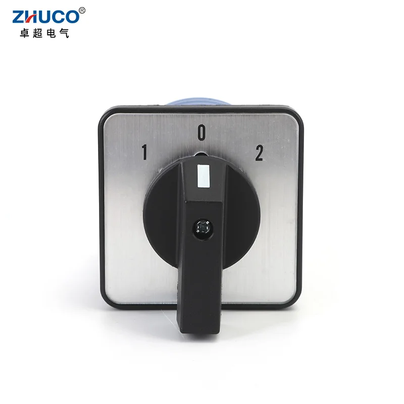 ZHUCO SZW26/LW26-32 32A On-Off-On  3 Position 1-4 Phase 1-0-2 Cam Automatic Changeover Switch D101.1 D202.2 D303.3 D404.4 240V