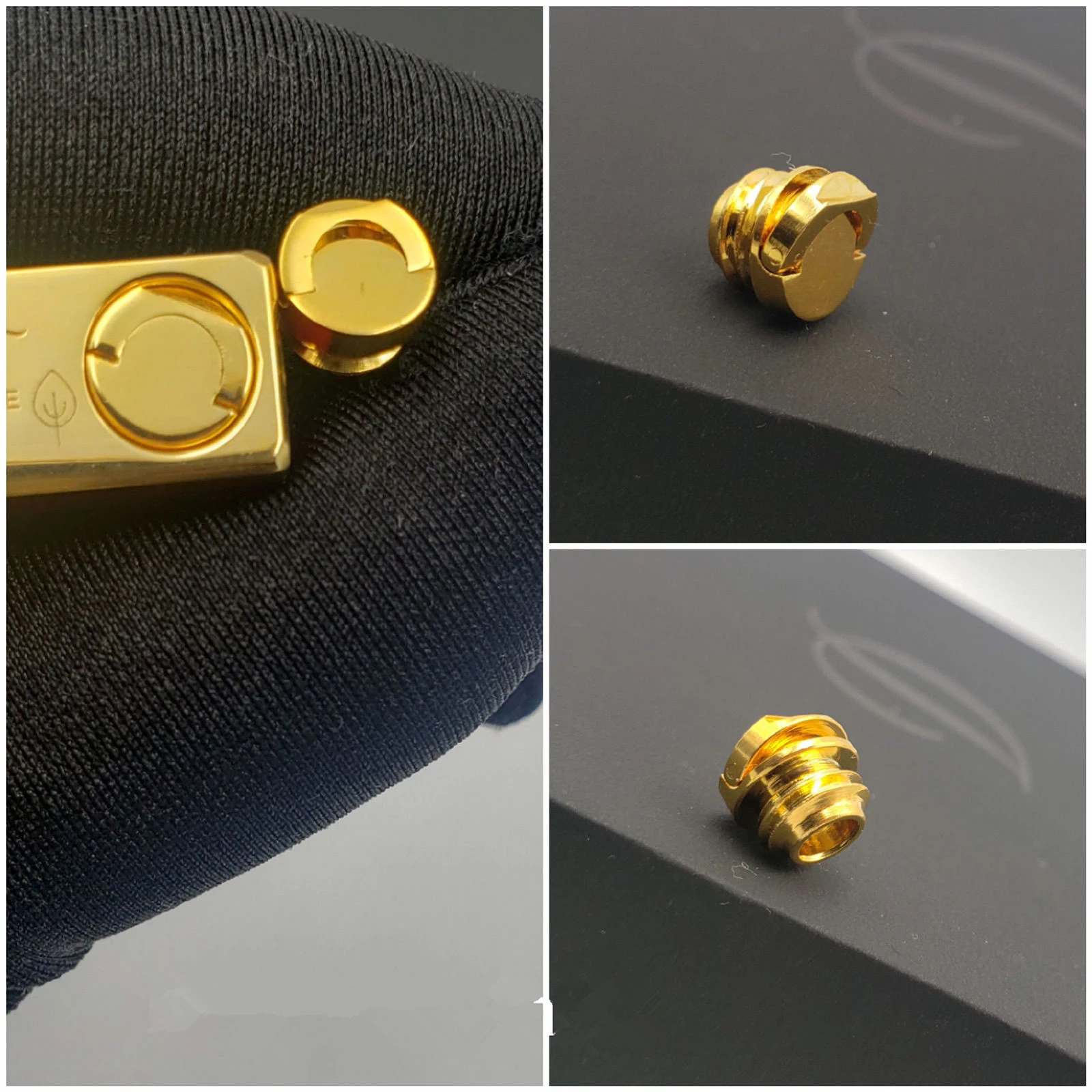 100% New Golden Replacement Refill Gas Metal Screw Suitable For Dupont L2 Ligne2 France Lighter Repair Service Inner Parts