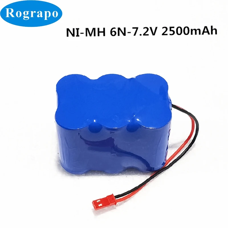 

New 7.2V NI-MH 2000mAh/2500mAh 6N-1200SCK Battery For Terumo Te-112 6N-1200 Syringe Pump Acumulator 2 Wire Plug