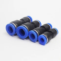 PG6-4 8-4 8-6 10-6 10-8 12-8 12-10mm Straight Union Reducer Fitting Pneumatic Push to Connect Air