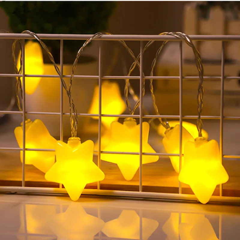 

Romantic Moon Star LED String Fairy Lights for Wedding Party Hoilday Christmas Decoration Night Lamp Birthday Gift
